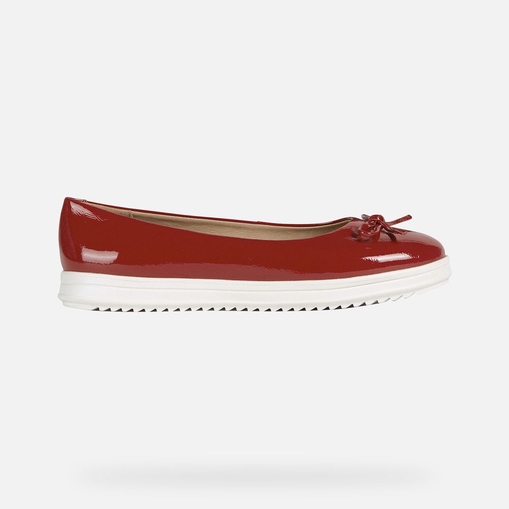 Ballerines Geox Genova - Rouge - Femme 678930-LIQ